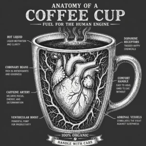Anatomy of a coffee cup