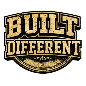 Built different logo design