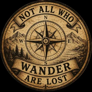 Not all who wander are lost