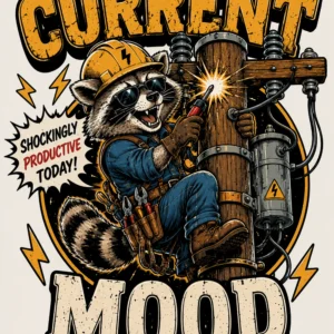 Shocking productivity with raccoon energy
