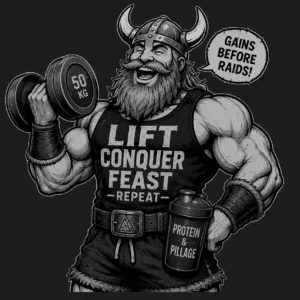 Viking gains and gym feats