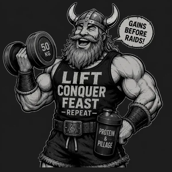 Viking gains and gym feats